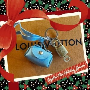 Louis Vuitton vintage lock and key set makes a beautiful gift comes with charm